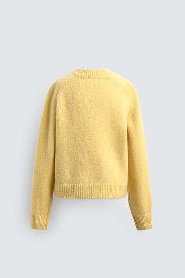 PULL LAINE PLUTO HARRY LAMBERT FOR ZARA X DISNEY - Jaune pastel de Zara - Image 1