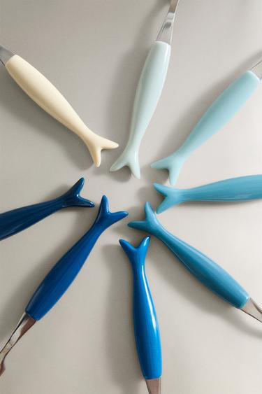 LOT FOURCHETTES À APÉRITIF POISSONS (LOT DE 8) - Bleu de Zara - Image 3