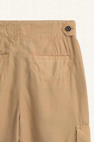 SHORT FLUIDE 16 - Écru de Zara - Image 7