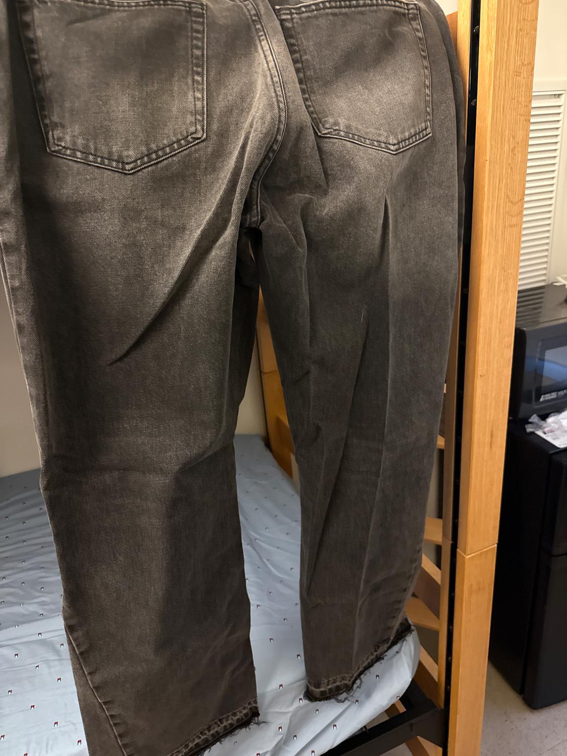 BLACK WIDE LEG JEANS - Image 3