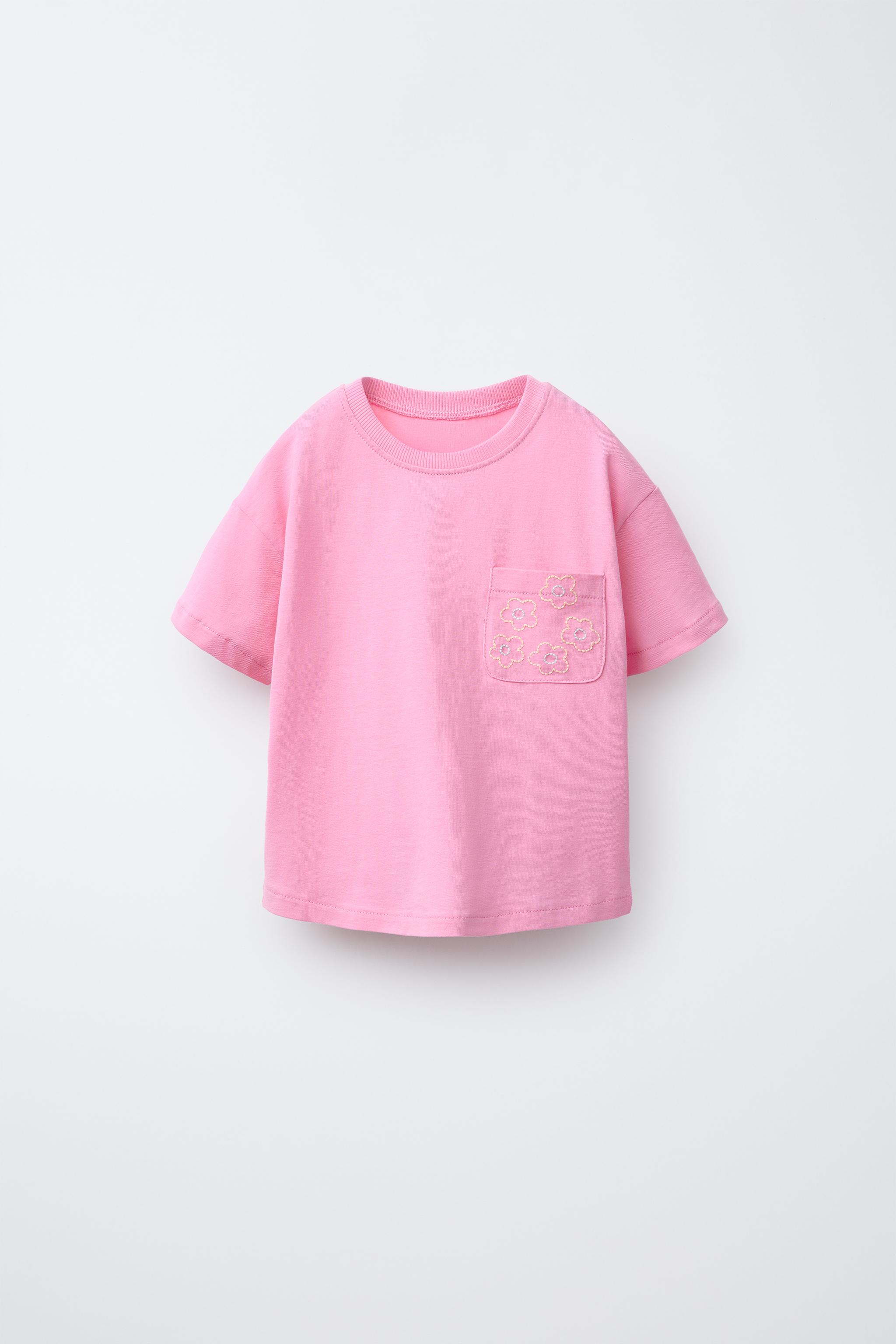 Pocket Zara Pink T Shirt Zara Men's Polo T-shirts