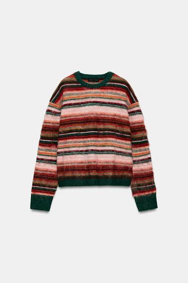 JERSEY RAYAS LINEA CONTRASTE - Multicolor de Zara - Imagen 0