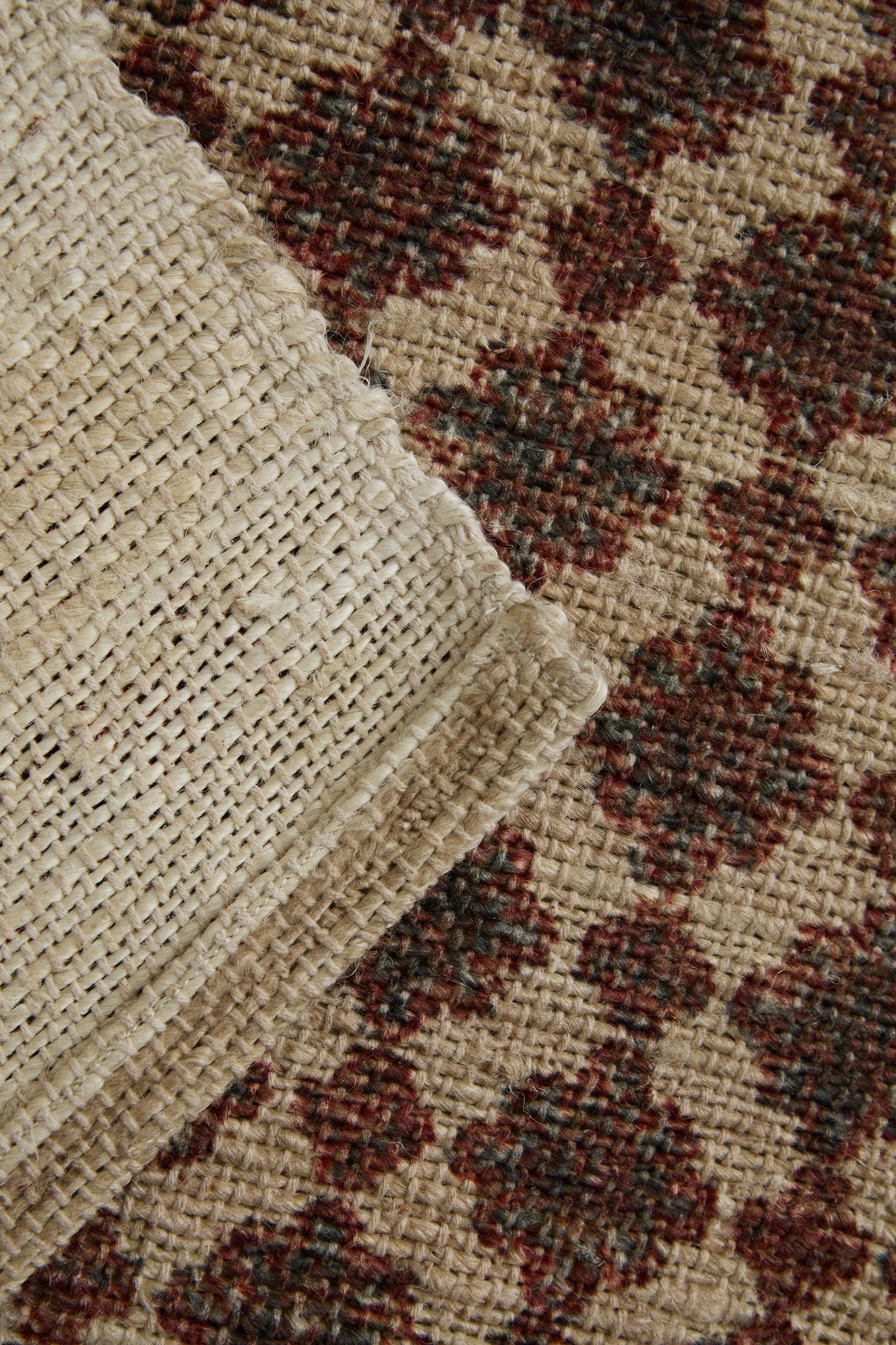 PRINTED JUTE AREA RUG