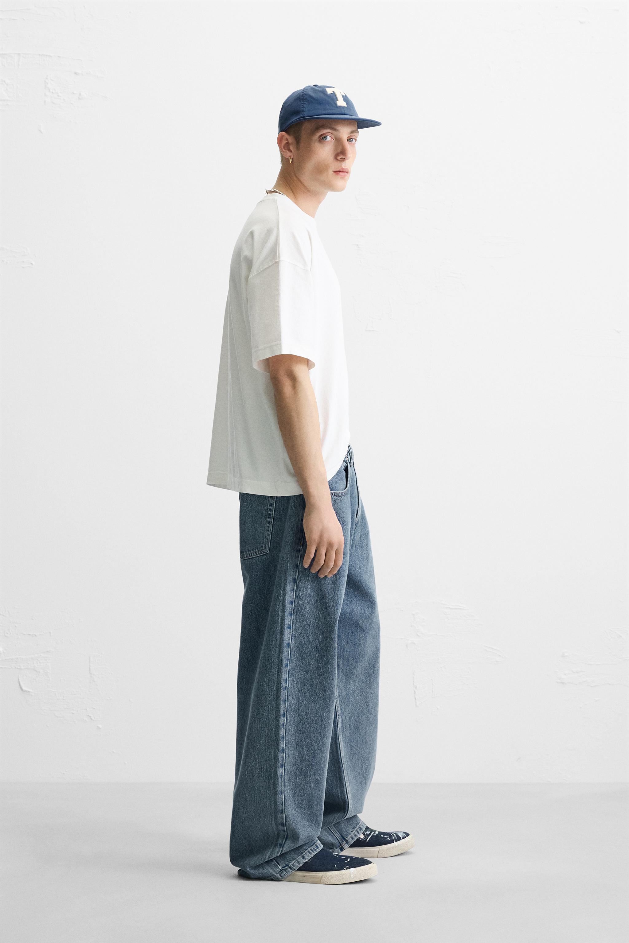 BASIC BOXY FIT T-SHIRT - Washed green | ZARA United States