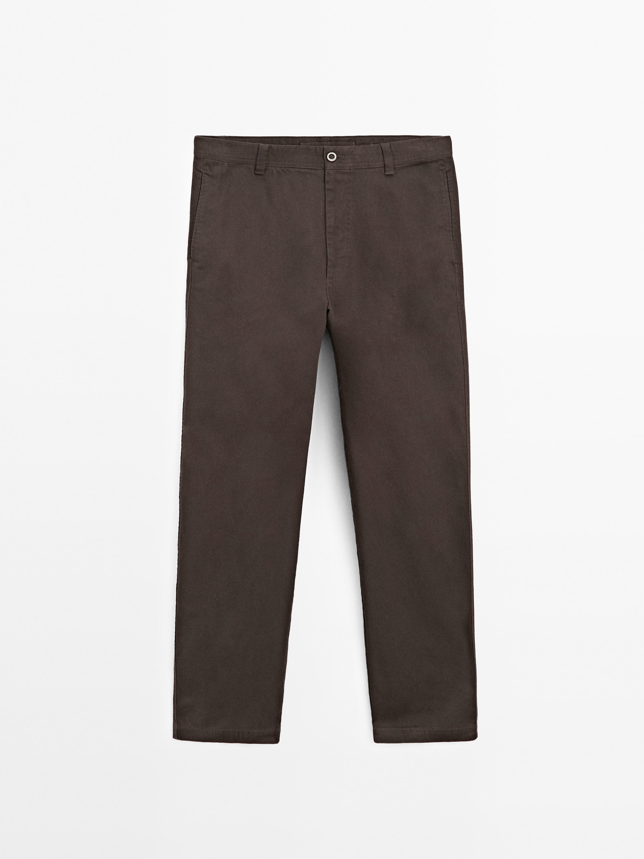 Pantalon large 100 % coton