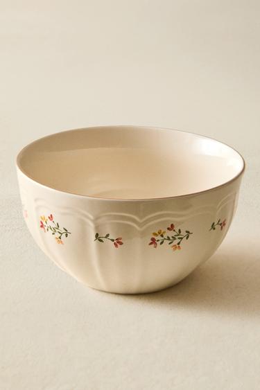BOL PORCELAINE FLORAL - Crème de Zara - Image 5