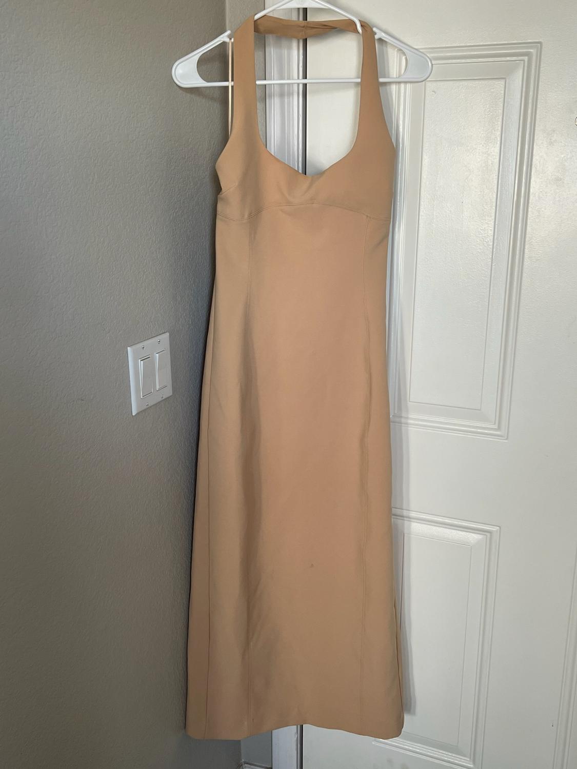 FITTED HIGH NECK DRESS - Image 2