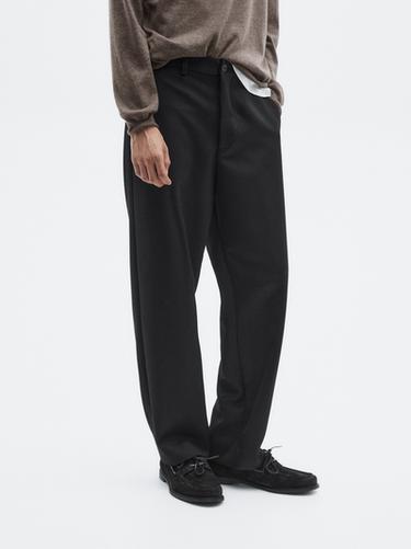 Zara 100% cool wool trousers - LIMITED - Black