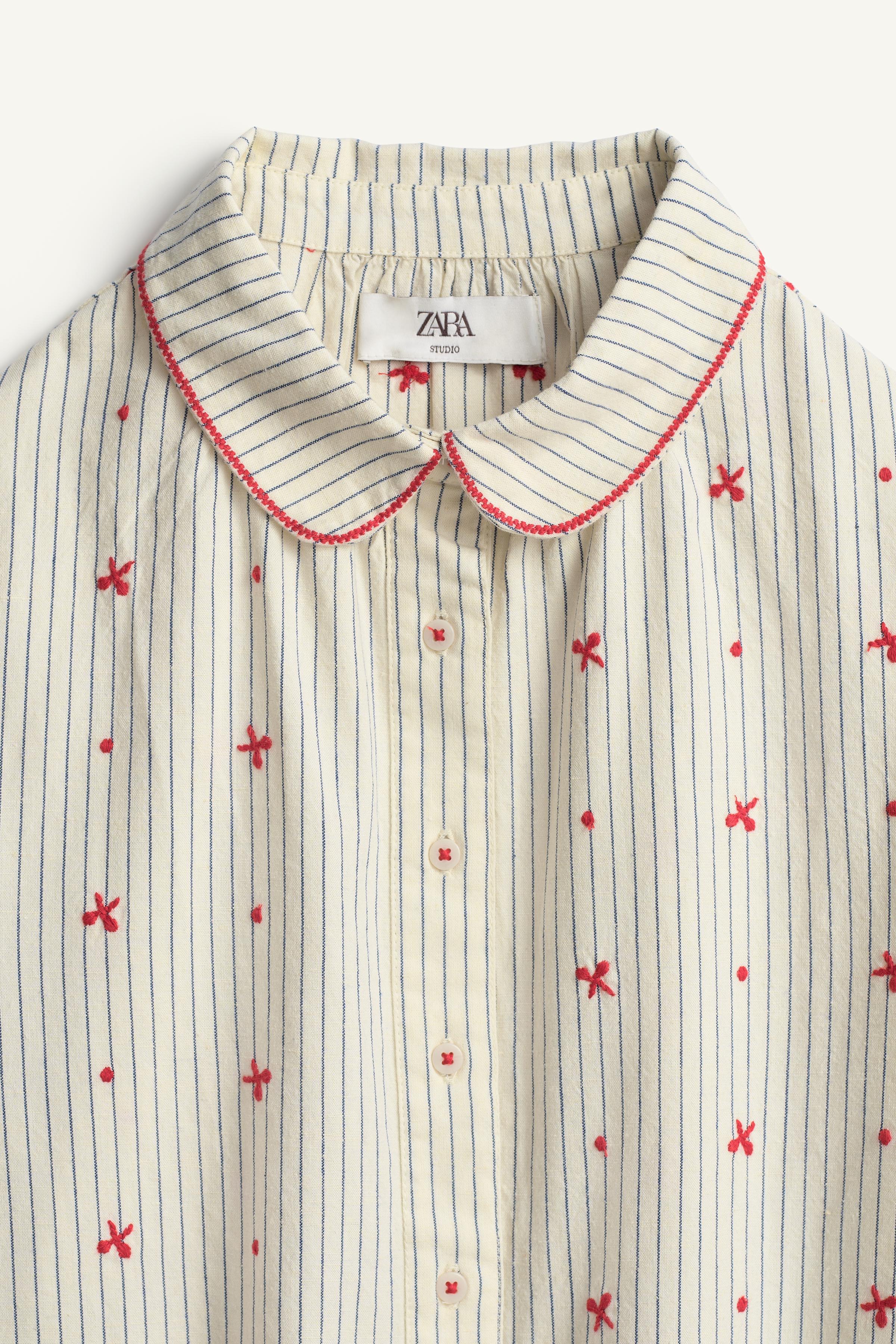 STRIPED AND EMBROIDERED LIMITED EDITION SHIRT