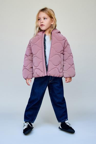 RUBBERISED PUFFER JACKET - Dark pink by Zara