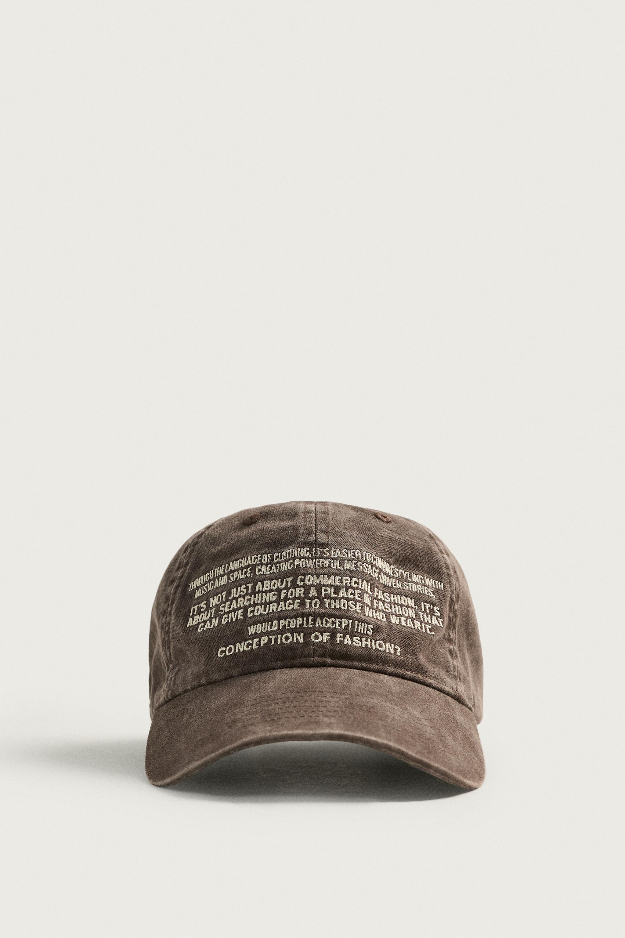 CASQUETTE DÉLAVÉE À INSCRIPTION BRODÉE