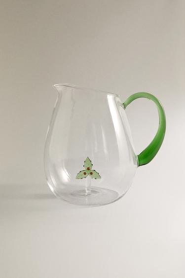 BROCCA IN BOROSILICATO CON AGRIFOGLIO DI NATALE - 990 di Zara