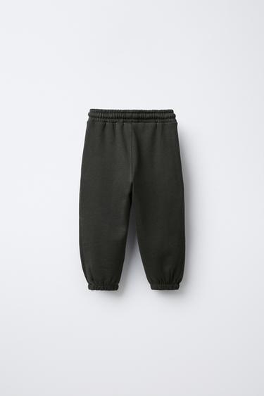 PANTALON DE JOGGING ÉTIQUETTE - Gris anthracite de Zara - Image 1