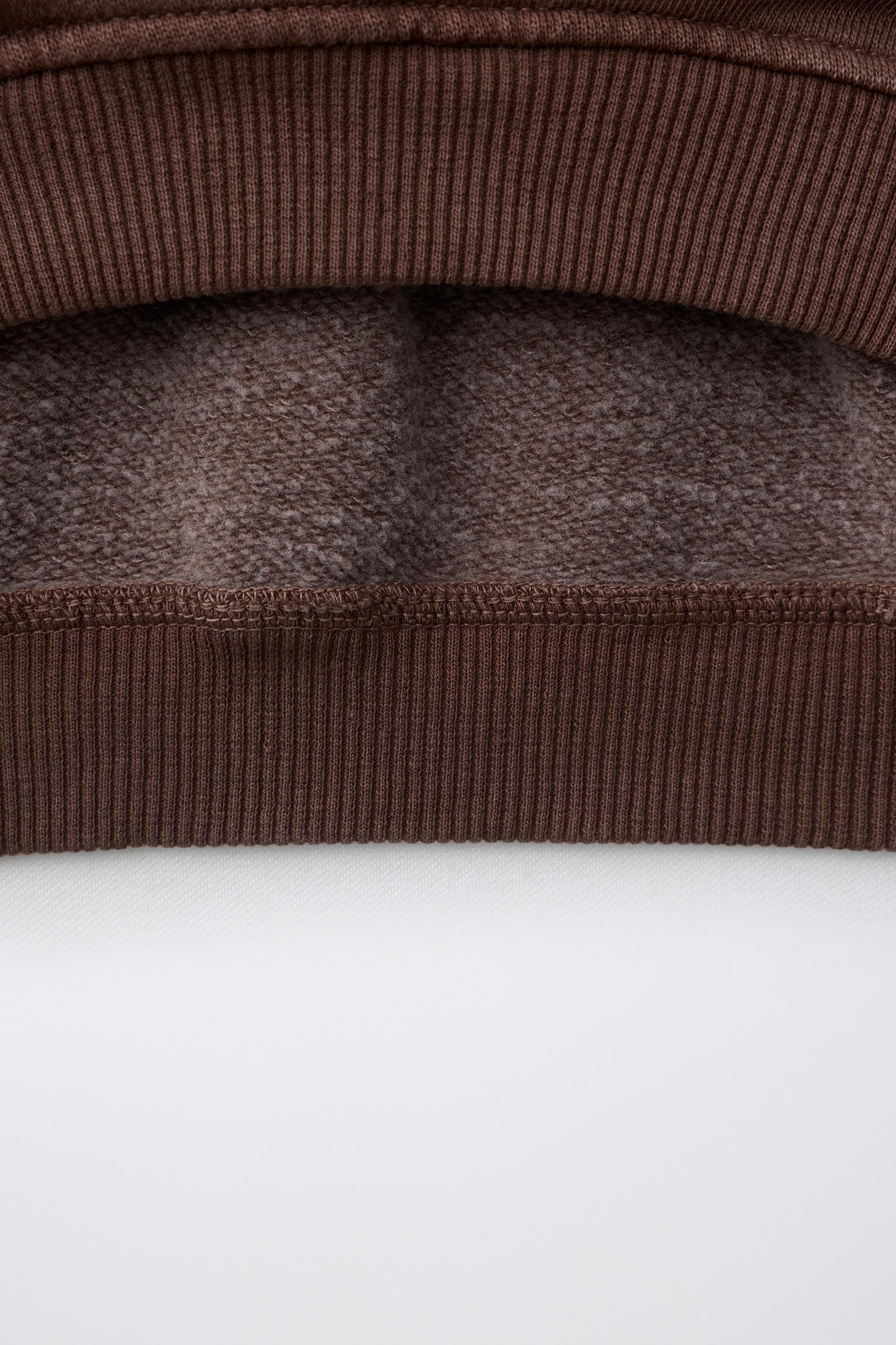 SOLID GARMENT-DYED SWEATSHIRT