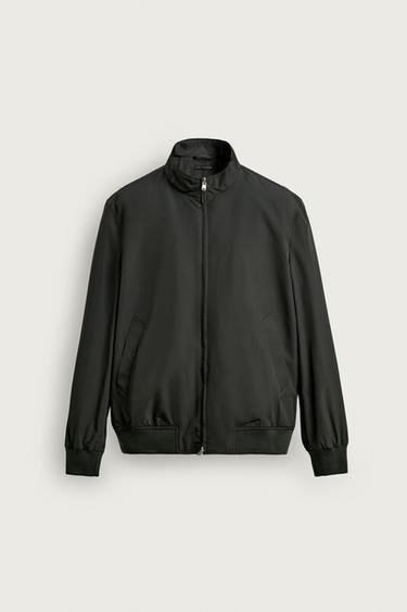 CAZADORA ACOLCHADA WATER REPELLENT - Verde oscuro de Zara