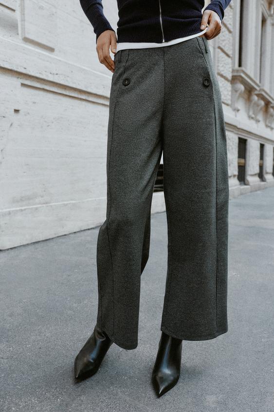 PANTALON BARREL - Gris foncé de Zara - Image 2