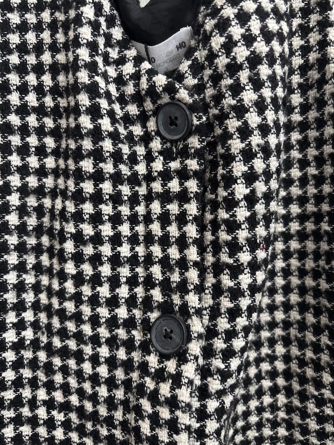 HOUNDSTOOTH PINAFORE DRESS - Image 3