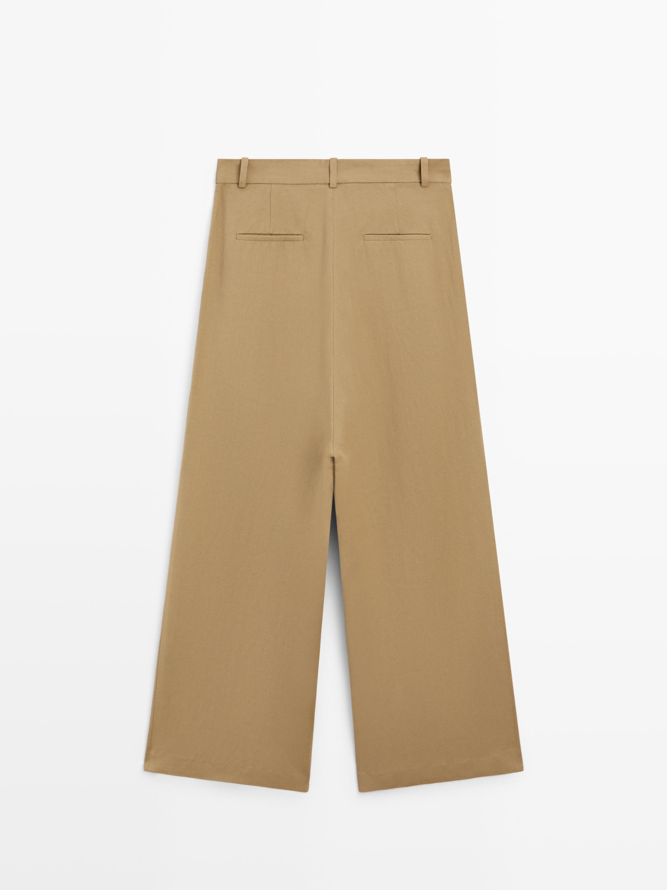 Flowing pareo trousers