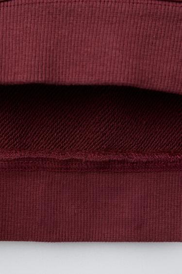 SWEAT À CAPUCHE BENSIMON ® X ZARA - Bordeaux de Zara - Image 3
