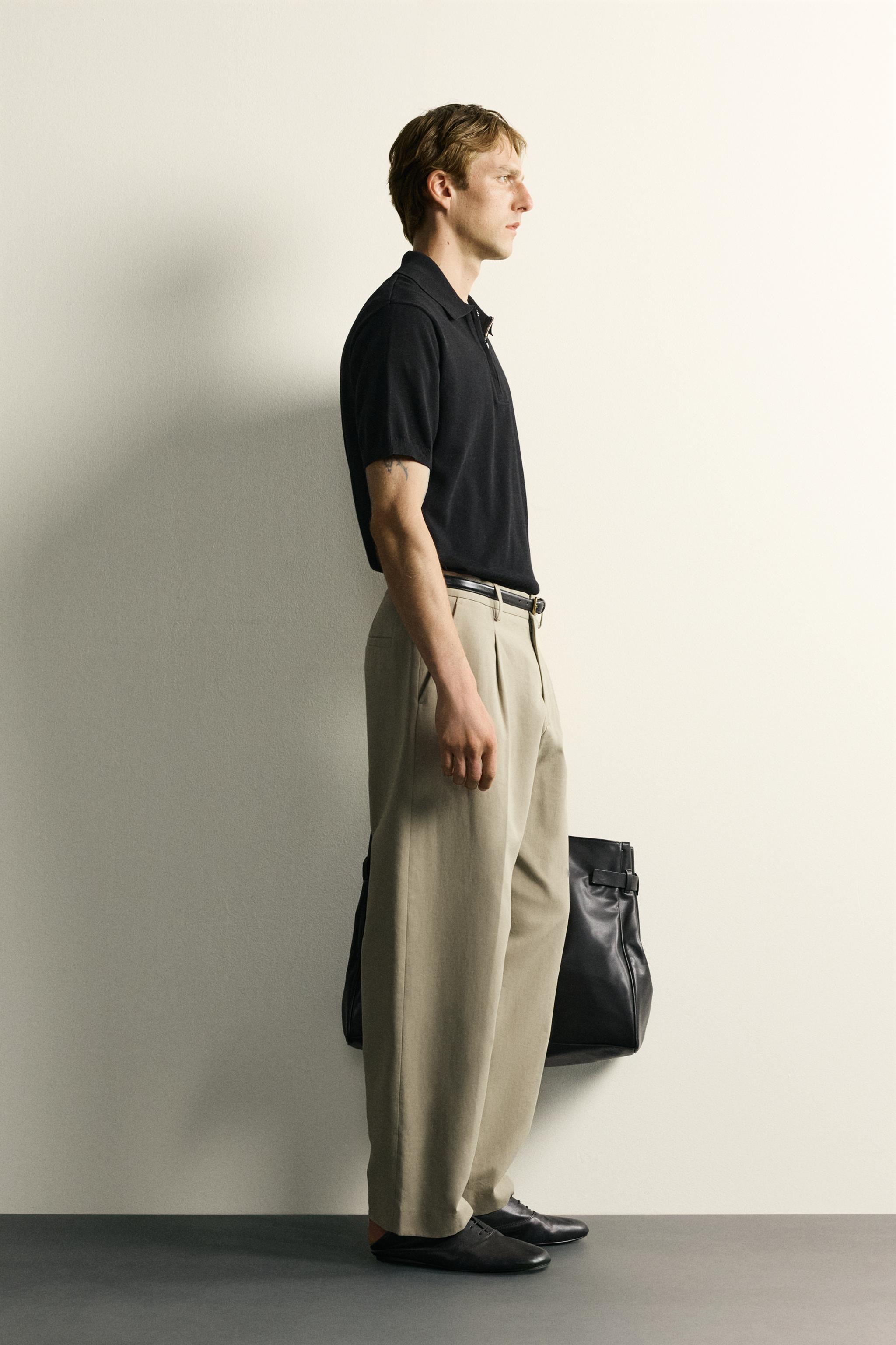 POLO EN MAILLE À COL ZIPPÉ