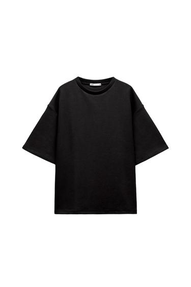 SHORT SLEEVE INTERLOCK SWEATSHIRT