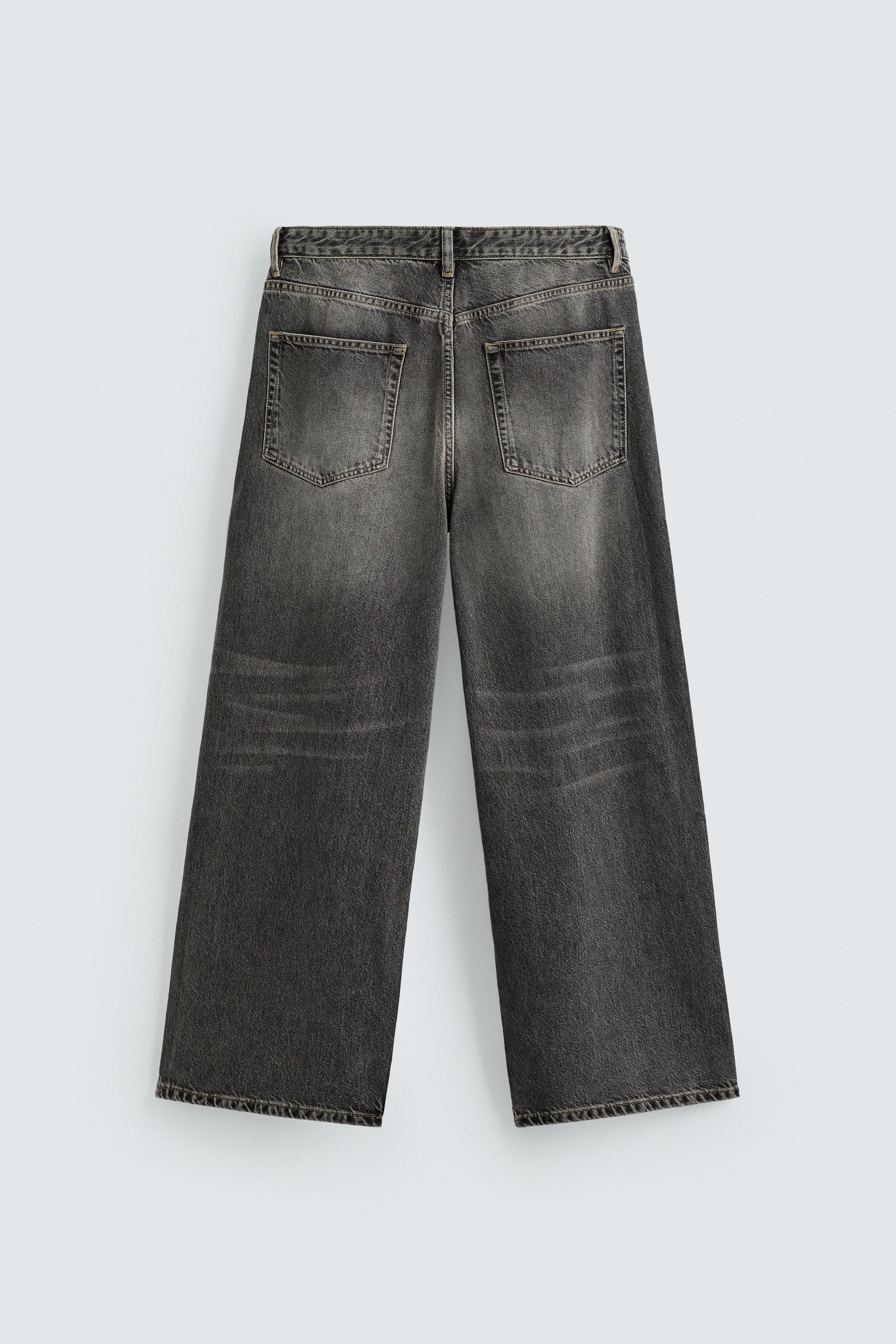 SUPER BAGGY FIT JEANS - Blue / Green | ZARA Australia