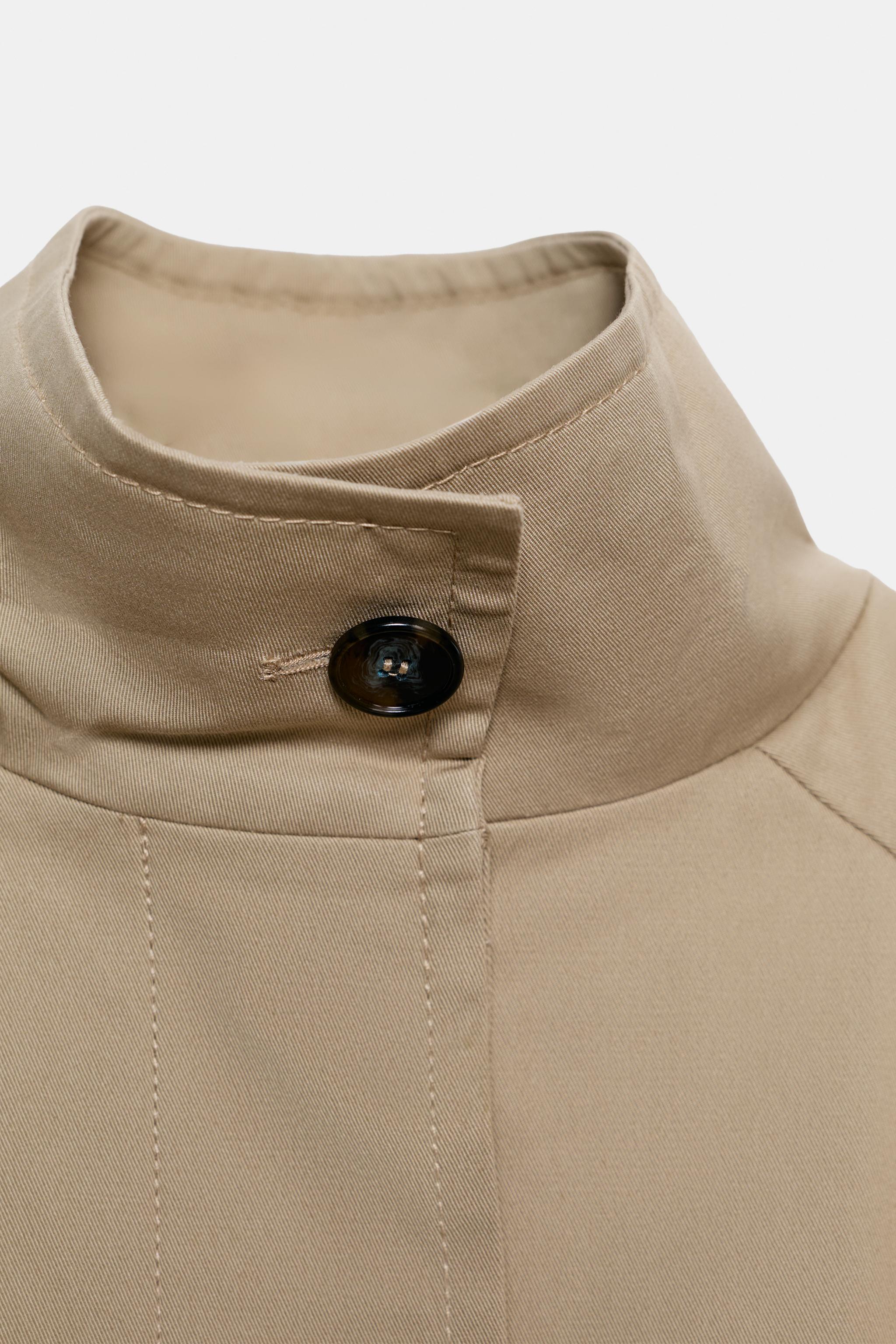 OVERSIZED TRENCH COAT WITH SCARF ZW COLLECTION LIMITED EDITION