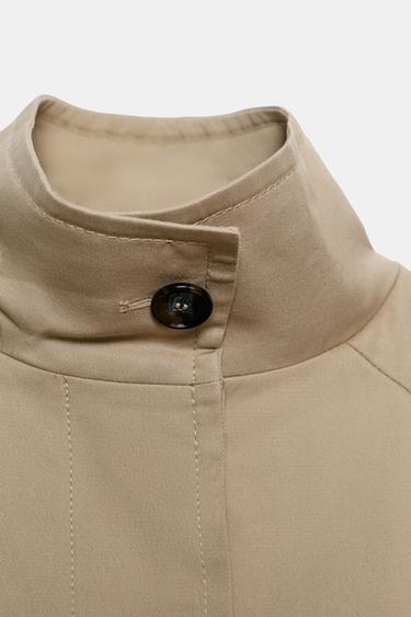 TRENCH OVERSIZE FOULARD ZW COLLECTION ÉDITION LIMITÉE - vert kaki-moyen de Zara - Image 12