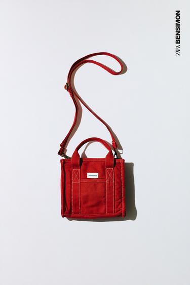 МИНИ-СУМКА-ШОПЕР BENSIMON ® X ZARA — Красный от Zara