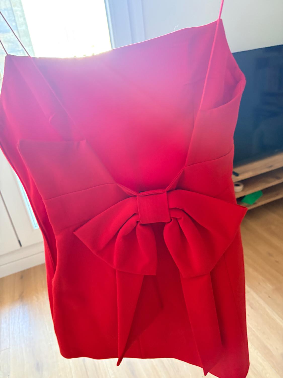 SHORT STRETCH DRESS WITH BOW - Image 6