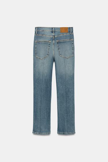 ZW COLLECTION MID-WAIST BOOTCUT JEANS - Blue by Zara - Image 6