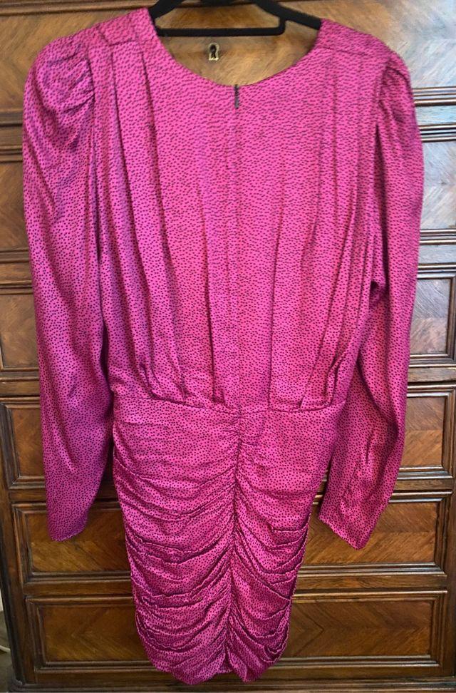 PRINTED SATIN DRESS - Image 3
