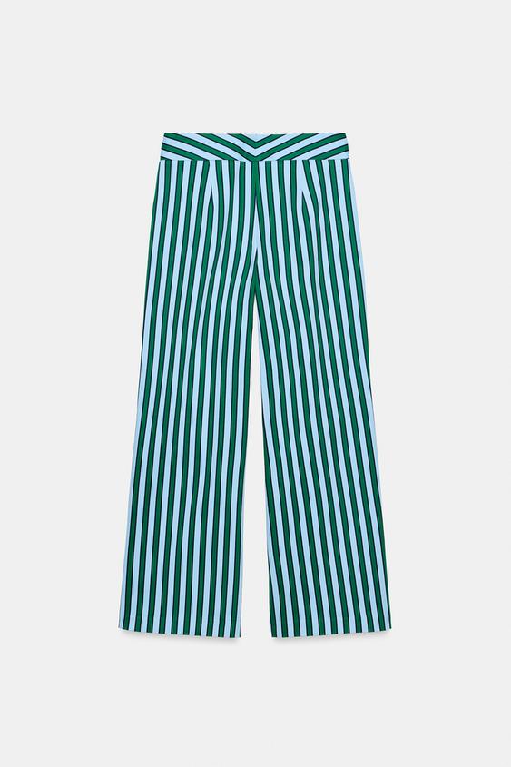 JUPE-CULOTTE À RAYURES - Multicolore de Zara - Image 6
