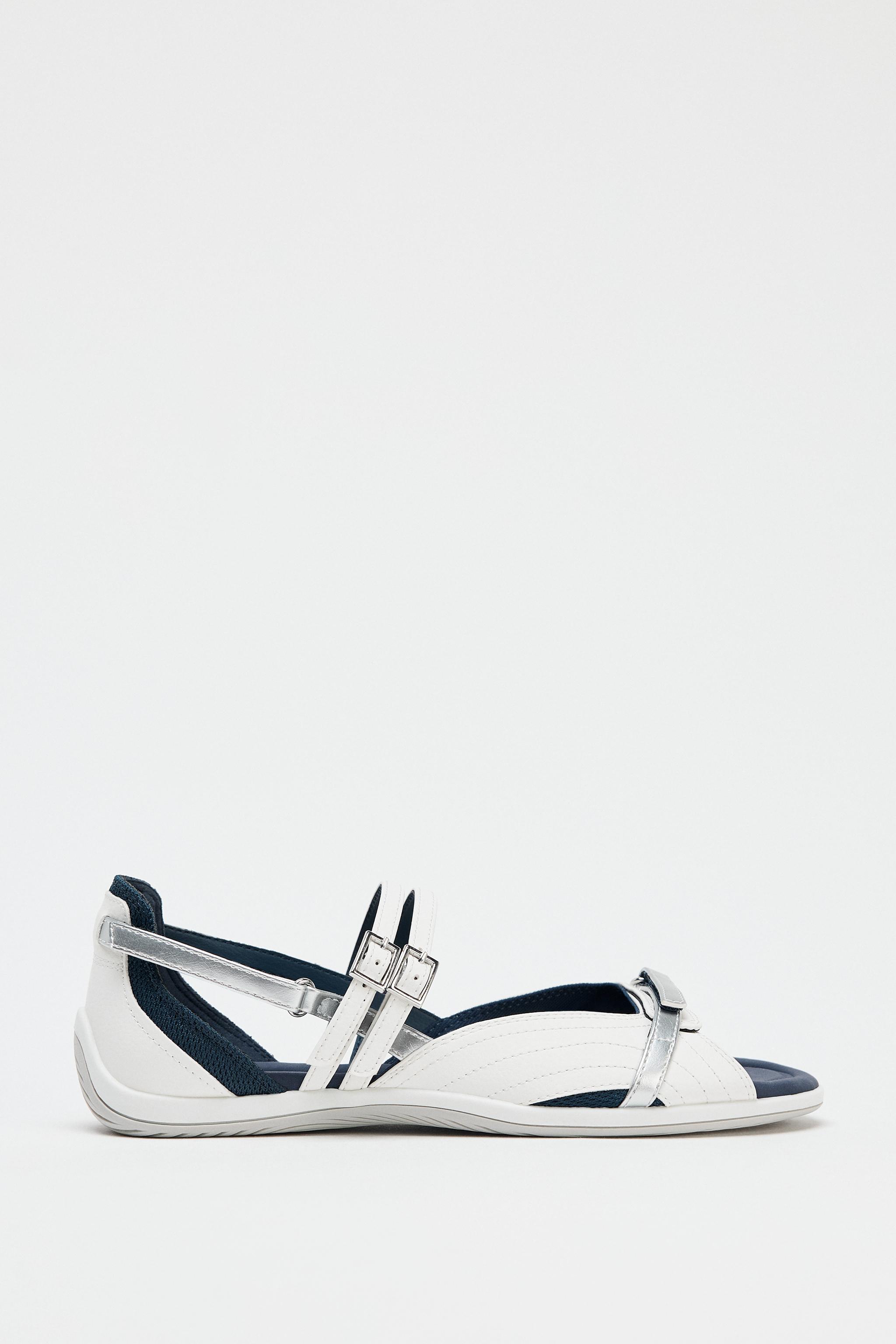☆ドイツ発*ZARA*新作*スポーティーサンダル/WHITE☆ ストラップ スポーツサンダル - ホワイト | ZARA Japan / 日本