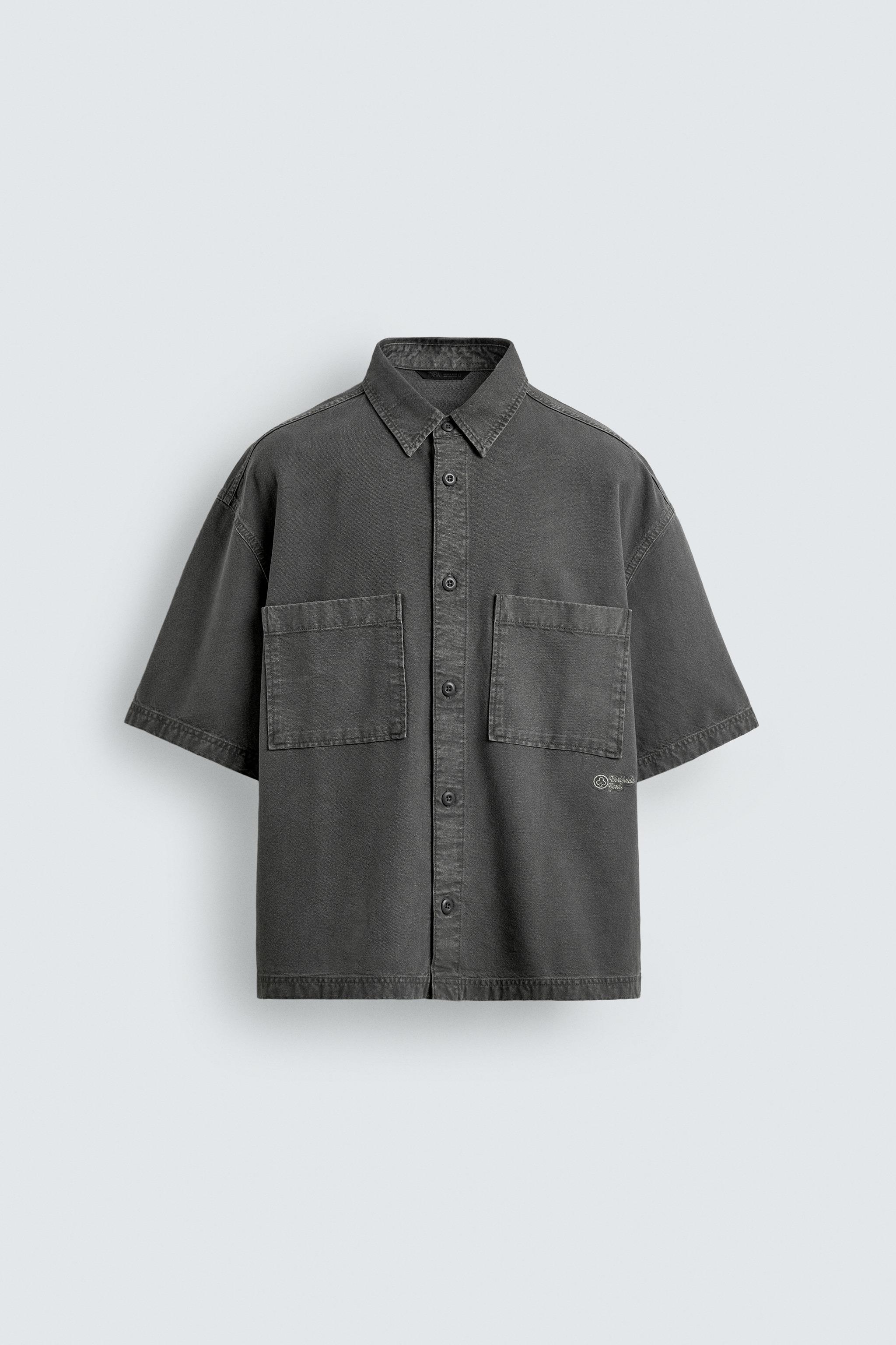 TEXTURED SHIRT WITH POCKETS