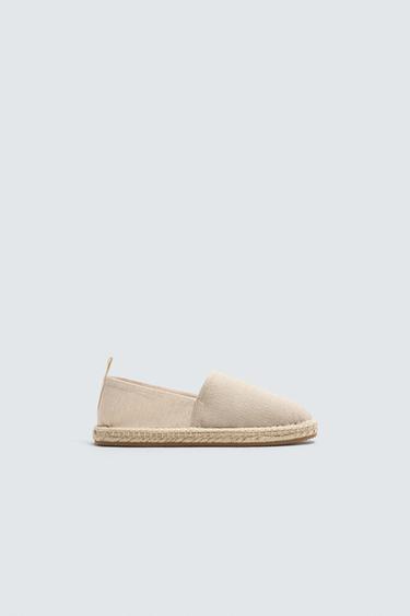 ESPADRILLES EN TISSU - Écru de Zara