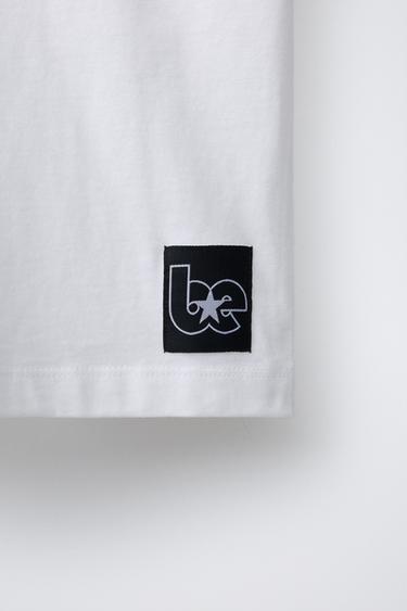 BILLIE EILISH © PRINT T-SHIRT - Black / White by Zara - Image 3