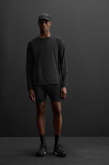 2-IN-1 PERFORATED SHORTS - Black by Zara - Image 0