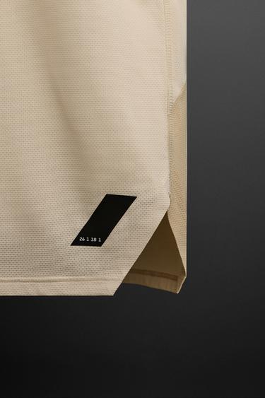 TECHNICAL COLOUR BLOCK TANK TOP - Oyster-white by Zara
