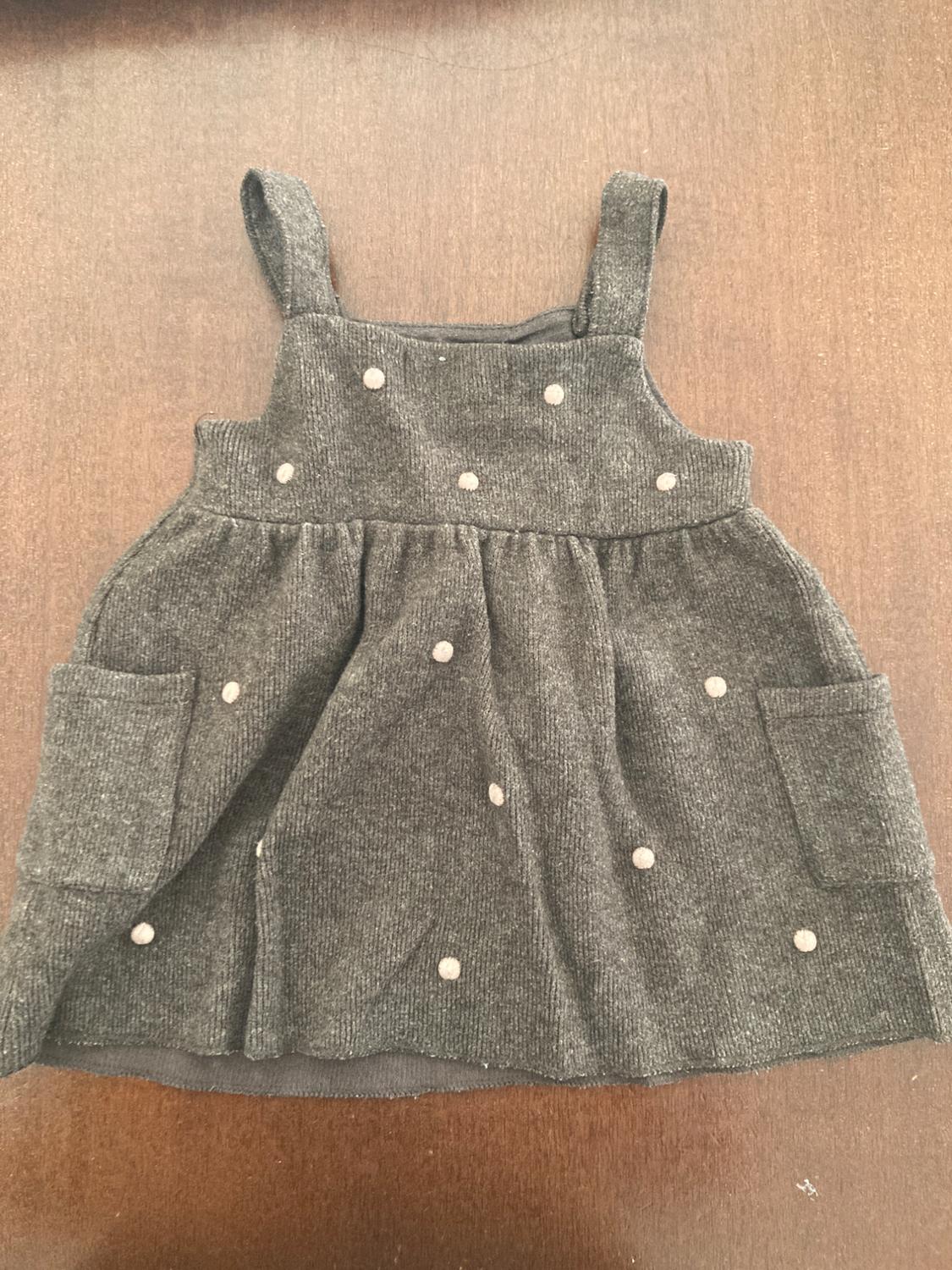 WOOL BLEND PINAFORE DRESS - Image 2