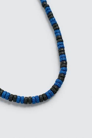 COLLIER FANTAISIE PIERRE - bleu/noir de Zara - Image 3