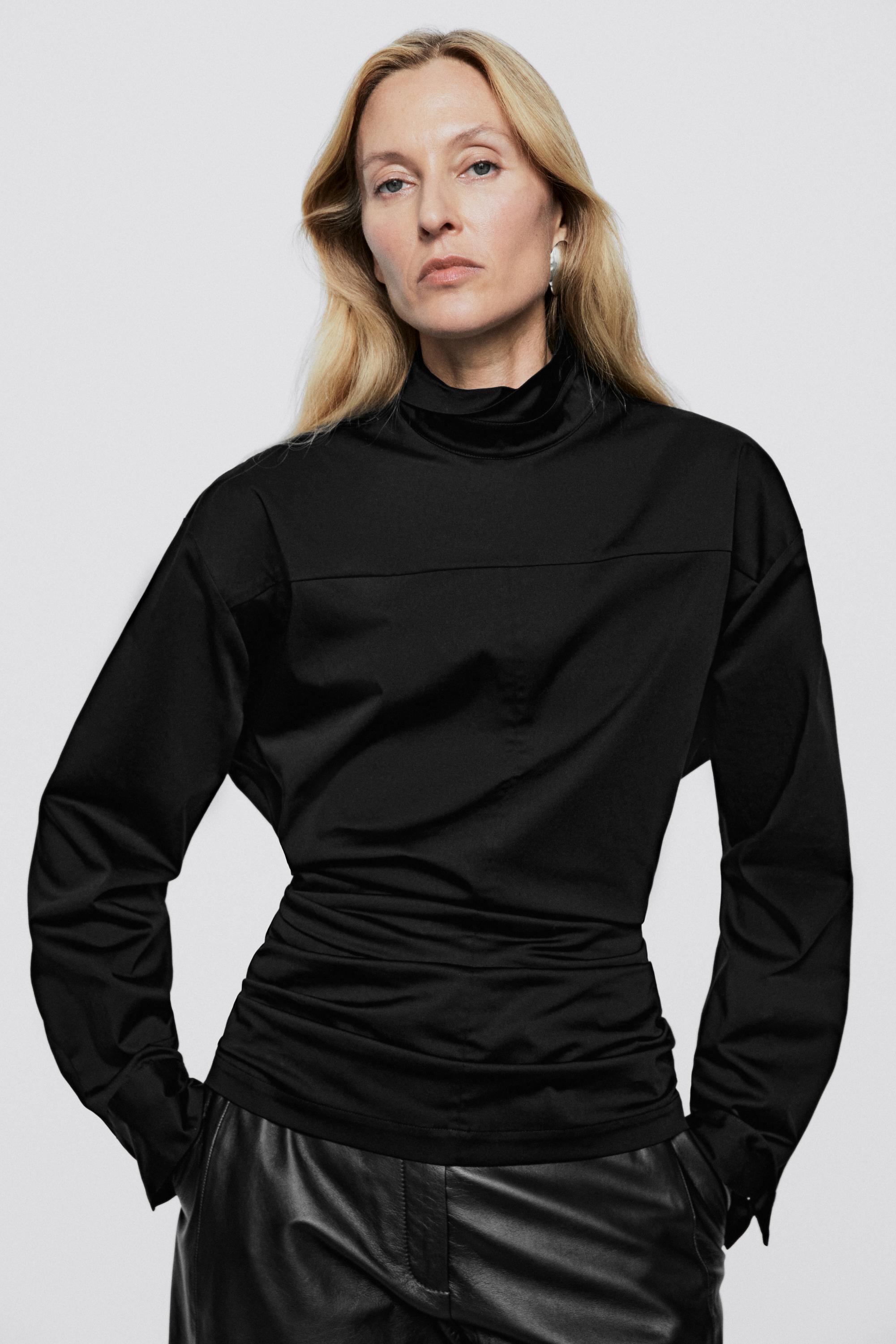 High neck zipper blouse - LIMITED EDITION