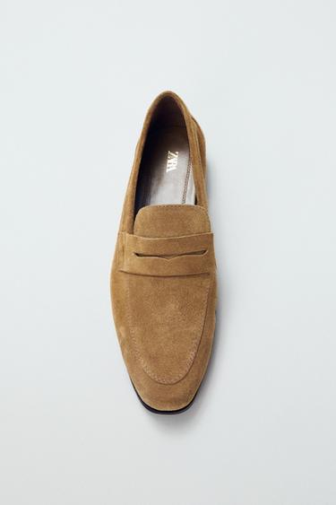 MOCASÍN SERRAJE - Marrón Arena de Zara