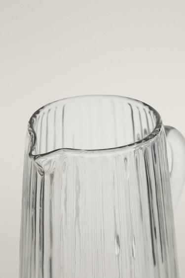 PICHET EN VERRE À RELIEF - Transparent de Zara - Image 1