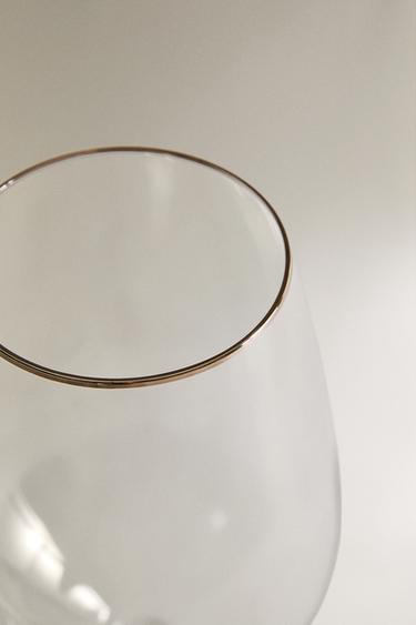 VERRE CRISTALLIN BORD ARGENTÉ - Argent de Zara - Image 2