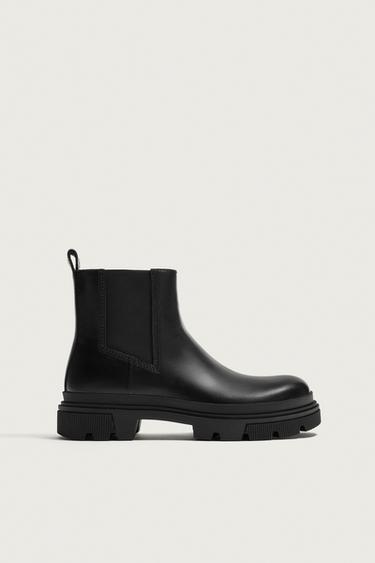 BOTA CHELSEA VOLUMEN - Negro de Zara