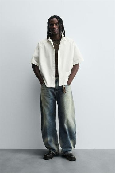 CAMISA TÉCNICA BOXY FIT LIMITED EDITION - Branco-marfim da Zara - Imagem 0
