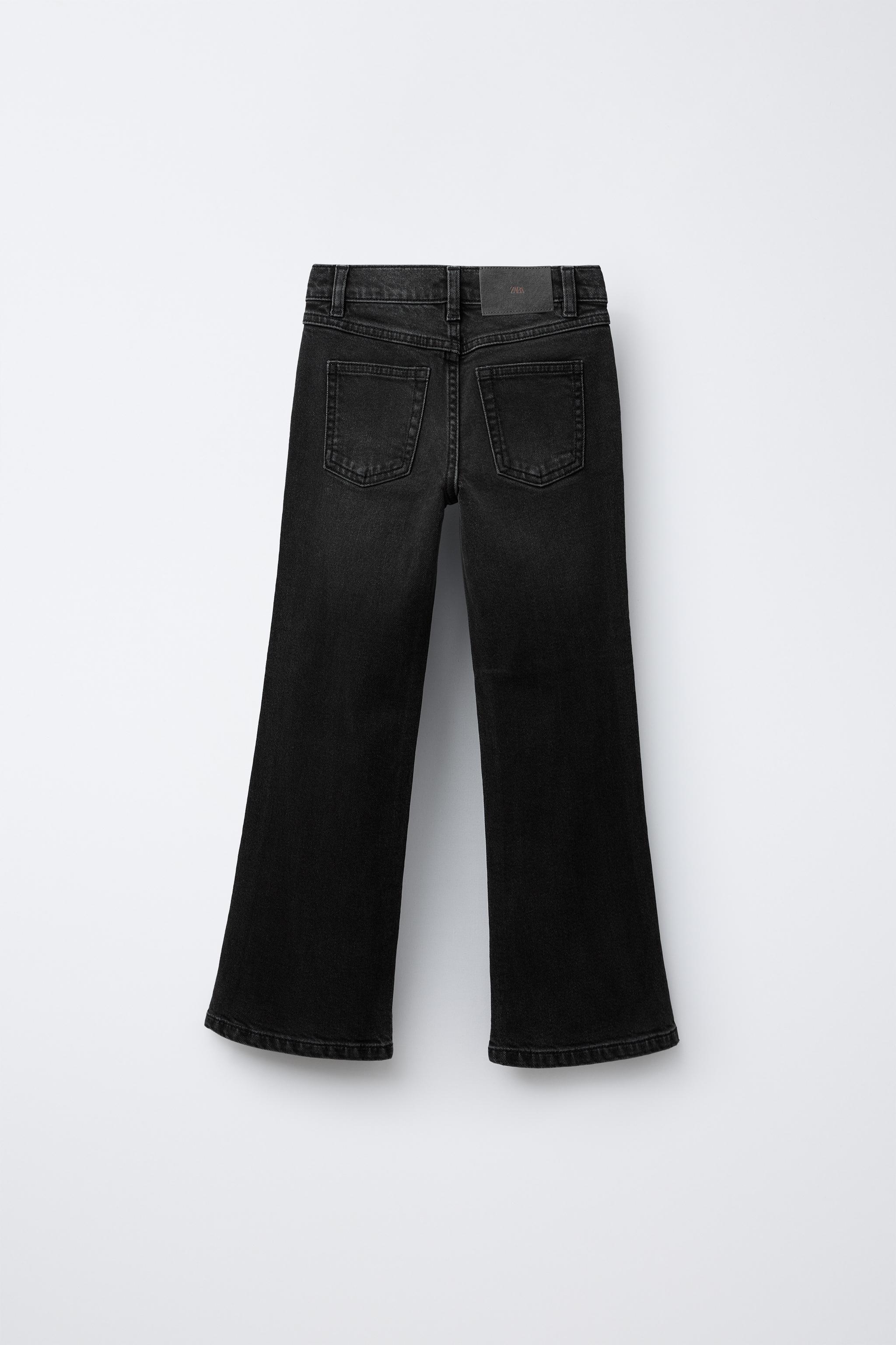FLARED POCKET JEANS - Black | ZARA Canada