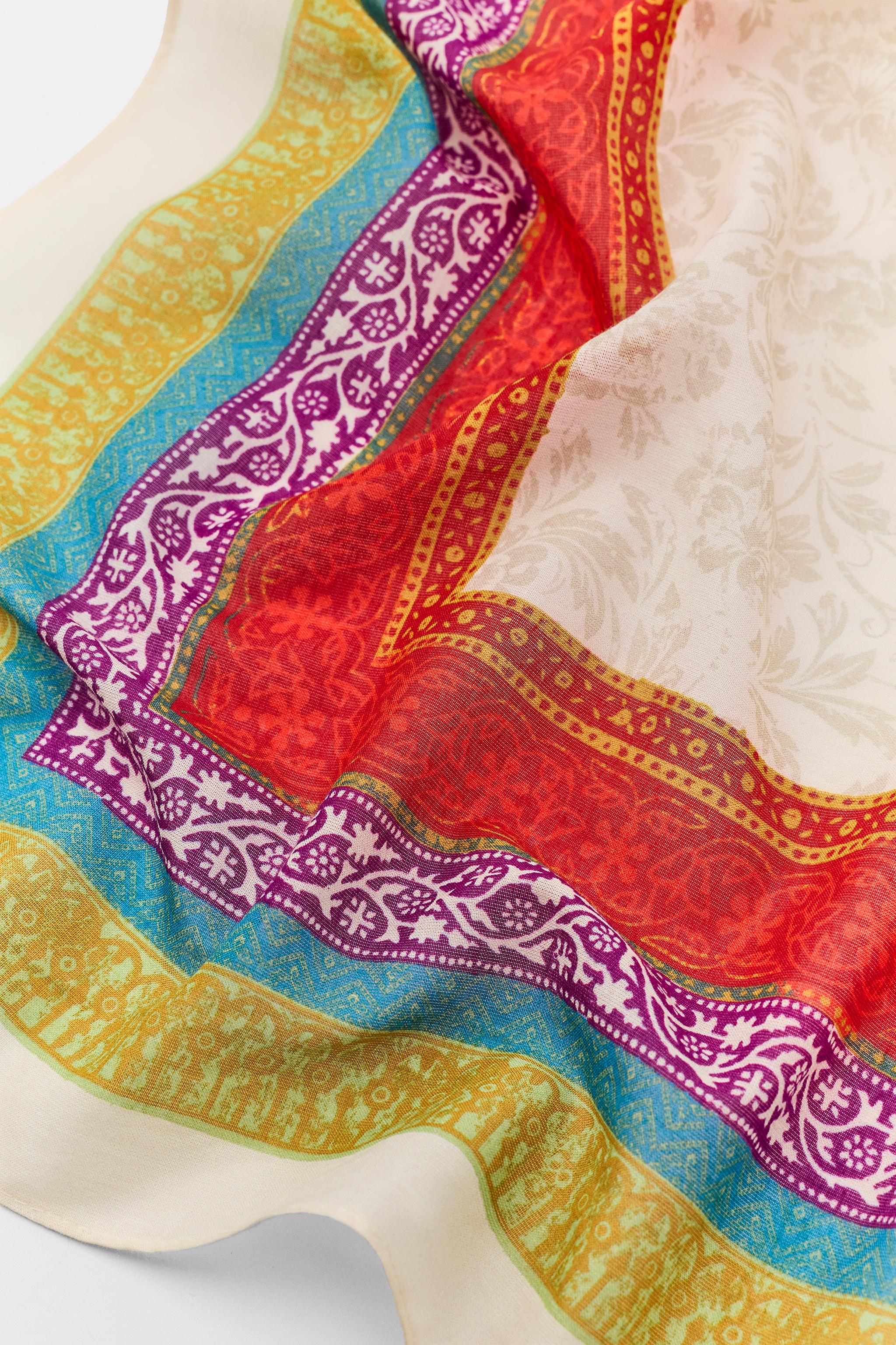 FOULARD BANDANA À IMPRIMÉ FANTAISIE