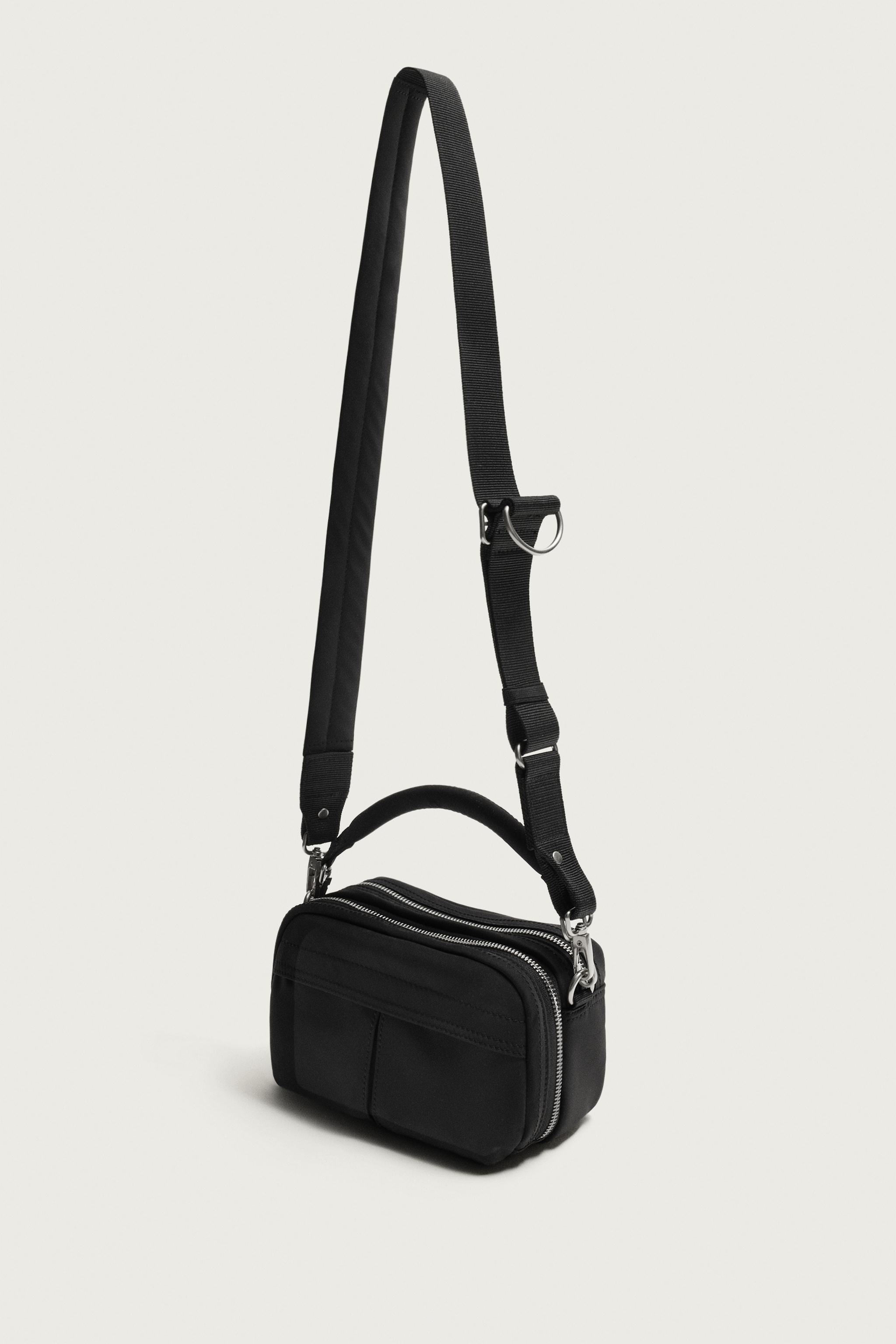ナイロンクロスボディバッグ - ブラック | ZARA Japan / 日本